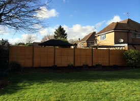 Photo of Gary Buck Handyman fencing job.